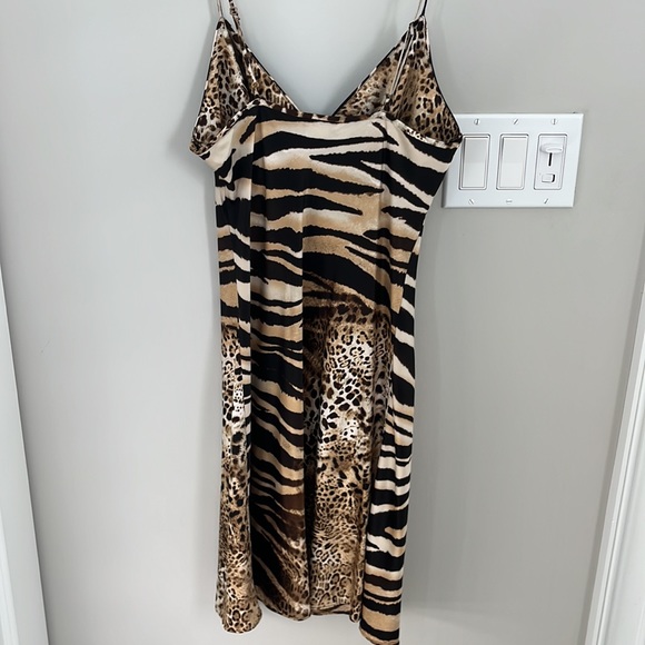 Natori cat print slip dress - Picture 2 of 4